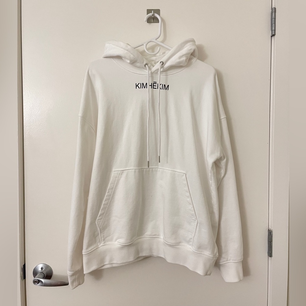 Kimhekim white hoodie
